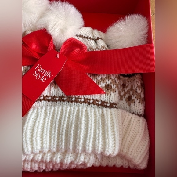 CHARTER CLUB Womens Mommy And Me Fair Isle Beanies Set - Picture 7 of 7